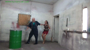 www.jimhunterslair.com - Sprawled over a barrel in a cruel reverse prayer thumbnail
