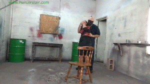 www.jimhunterslair.com - Tied to her chair with cruelly tight ropes thumbnail