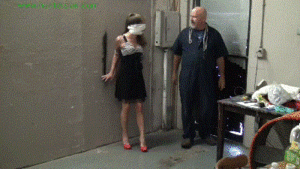 www.jimhunterslair.com - Prom queen's blindfold strappado terror thumbnail