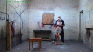 www.jimhunterslair.com - Pretty blond neighbor girl left cruelly bound and crotch roped thumbnail