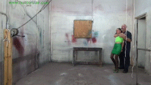 www.jimhunterslair.com - Defiant pixie suffers in a cruel crotch roped strappado thumbnail