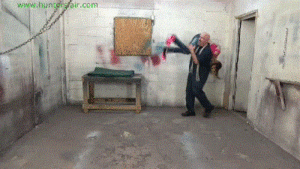 www.jimhunterslair.com - Busty neighbor girl's brutal shoulder twisting breast bound strappado thumbnail