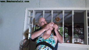 www.jimhunterslair.com - BBW neighbor girl brutally breast bound and hogtied thumbnail
