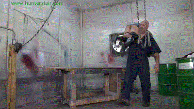 www.jimhunterslair.com - Brutal back arching chicken wing hogtie thumbnail