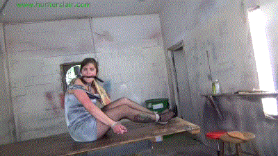 www.jimhunterslair.com - Balltied for a stern ass paddling thumbnail