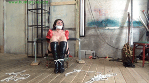 www.jimhunterslair.com - Busty Cuban girl tied up for bound orgasms  thumbnail