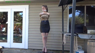 www.jimhunterslair.com - Haughty heiress kept bound and gagged, captive of her creepy Uncle Jim thumbnail